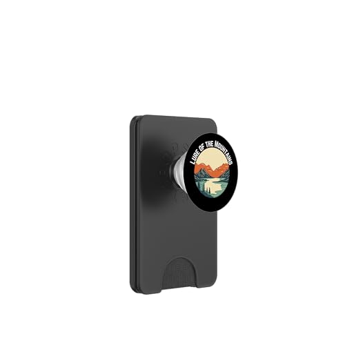 Köder der Berge Friedlicher Sonnenuntergang im Freien See. PopSockets PopWallet für MagSafe von MJ Designs