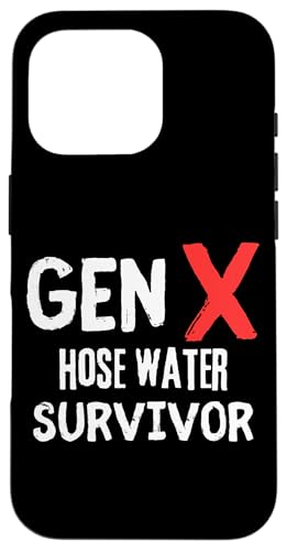 Schlauch Water Survivor Lustiges Gen X Nostalgie Zitat Hülle für iPhone 16 Pro Schlauch Water Survivor Lustiges Gen X Nostalgie Zitat Hülle für iPhone 16 Pro von MJ Designs