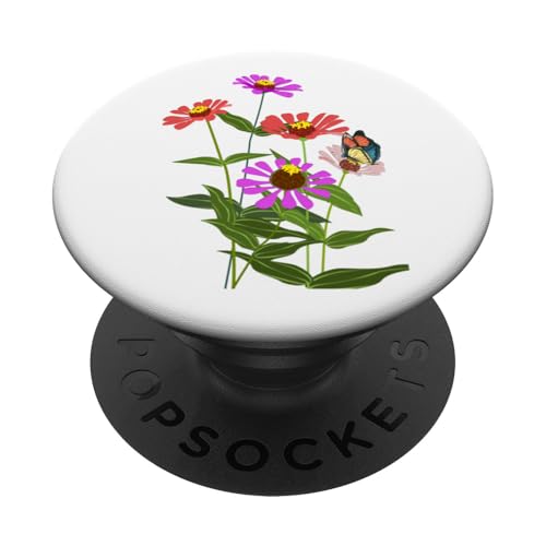 Schmetterling auf Wildblumen Aquarell Natur Kunst Design PopSockets Klebender PopGrip Schmetterling auf Wildblumen Aquarell Natur Kunst Design PopSockets Klebender PopGrip von MJ Designs
