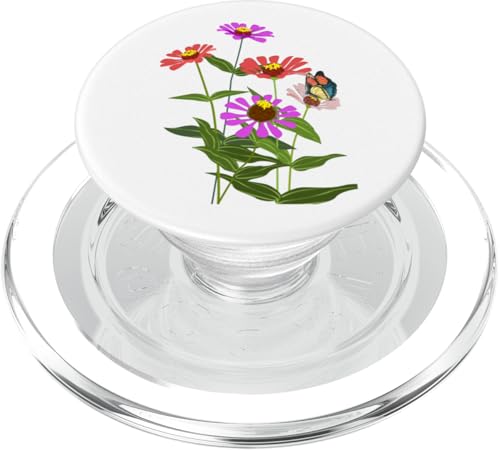 Schmetterling auf Wildblumen Aquarell Natur Kunst Design PopSockets PopGrip für MagSafe Schmetterling auf Wildblumen Aquarell Natur Kunst Design PopSockets PopGrip für MagSafe von MJ Designs
