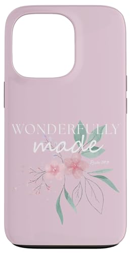 Wunderbar gemachter Psalm 139:14 Kirschblüten-Design Hülle für iPhone 13 Pro Wunderbar gemachter Psalm 139:14 Kirschblüten-Design Hülle für iPhone 13 Pro von MJ Designs