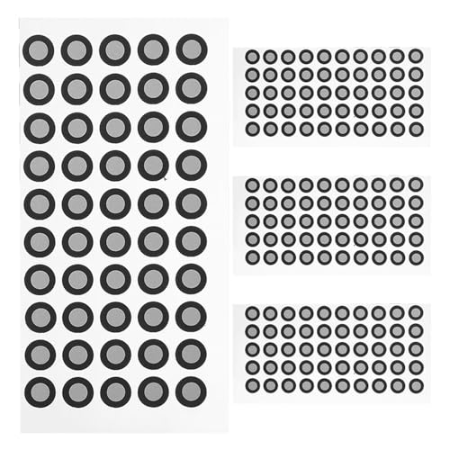 4 Blatt Handheld 3D Magnetische Dynamische Bewegungserfassung Diffuse Reflexionsmarkierungen Reflektierende Folie Scanpunkte Scannermarkierung(5) von MJFVN