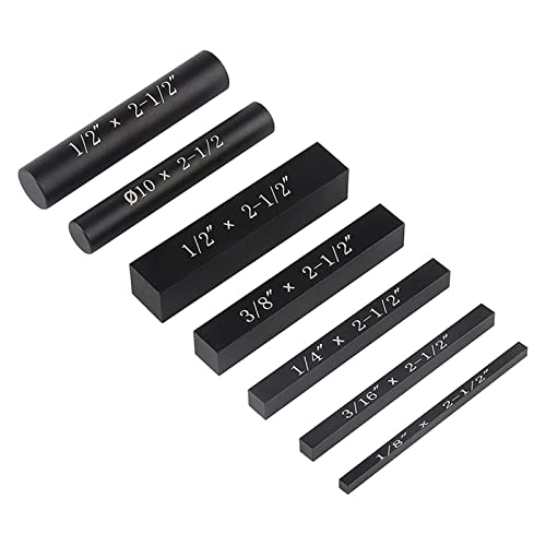 Höhenmessgeräte-Set for Aufstellblöcke, 7-teiliges Präzisions-Aluminium-Aufstellstangen for Fräser- und Tischkreissägen-Zubehör Holzbearbeitungs-Aufbau Höhenmessgeräte-Set for Aufstellblöcke, 7-teiliges Präzisions-Aluminium-Aufstellstangen for Fräser- und Tischkreissägen-Zubehör Holzbearbeitungs-Aufbau von MJFVN