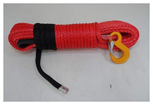 Rotes 10mm * 45m Ersatzwindekabel for Winde, 12 Zopf-Abschleppseile, synthetisches Windenseil, abseits des Straßenseils - Windenseilwerkzeug Rotes 10mm * 45m Ersatzwindekabel for Winde, 12 Zopf-Abschleppseile, synthetisches Windenseil, abseits des Straßenseils - Windenseilwerkzeug von MJFVN