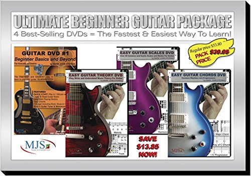 Ultimate Beginner Guitar Package: 4 Best-Selling DVDs = The Fastest & Easiest Way To Learn! von MJS Music Publications