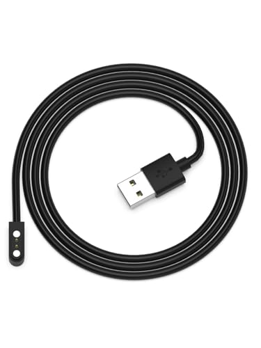 MJXYXCDH 5V USB Magnetisch Smartwatch Ladekabel 2 Polig Pitch 2,84mm USB Schwarz für YAMAY Smartwatch Ladegerät Kompatibel mit YAMAY SW021 ID205L SW023 ID205U ID205S ID206 Uhren Kabel Zubehör von MJXYXCDH