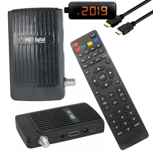 MK Digital HD-62se Mini 1080p Full HD Sat Receiver HDMI, EPG USB Mediaplayer Astra-Hotbird-Türksat vorprogrammiert von MK-Digital