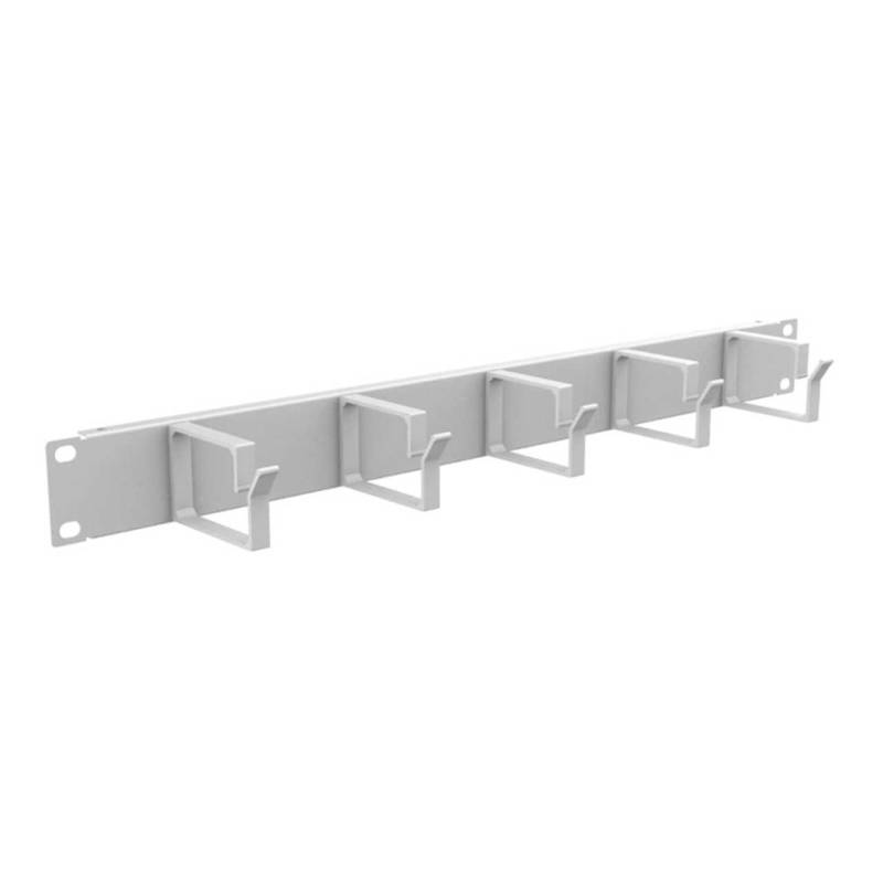 MK-Digital Kabel-Rangierpanel 1HE Hellgrau (für 19 Netzwerkschrank 5x Kabelführungspanel Stahl) von MK-Digital