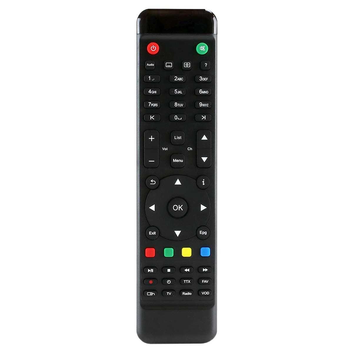 Universal Fernbedienung (für Mutant HD60 / HD66 / Maxytec Multibox Schwarz) von MK-Digital