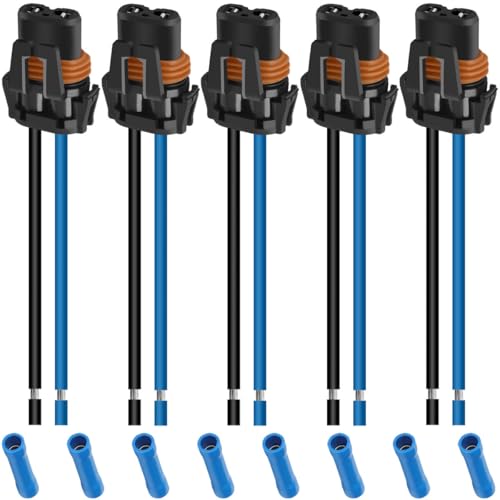 MKBKLLJY 5 Stück 9005 9006 HB3 Buchsenadapter Kabelbaumbuchsen Kabelpigtails 18AWG mit kaltgepresstem Stecker, für Auto LKW Boot Motorrad Marine Scheinwerfer Nebelscheinwerfer Lampen Glühbirnen MKBKLLJY 5 Stück 9005 9006 HB3 Buchsenadapter Kabelbaumbuchsen Kabelpigtails 18AWG mit kaltgepresstem Stecker, für Auto LKW Boot Motorrad Marine Scheinwerfer Nebelscheinwerfer Lampen Glühbirnen von MKBKLLJY