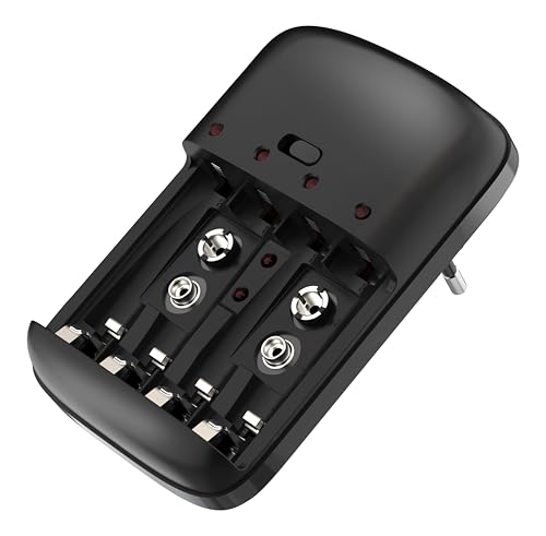 MKC | MKC-1292 Universal-Ladegerät für wiederaufladbare Batterien AA/AAA/2x9V NI-Mh/NI-CD, zuverlässiges und sicheres Laden für alle Ihre Geräte MKC | MKC-1292 Universal-Ladegerät für wiederaufladbare Batterien AA/AAA/2x9V NI-Mh/NI-CD, zuverlässiges und sicheres Laden für alle Ihre Geräte von MKC