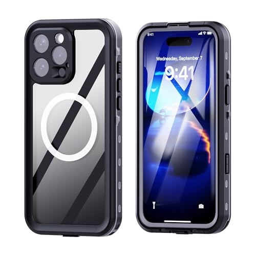 Compatible für iPhone 16 Pro Max Hülle IP68 wasserdichte Handyhülle iPhone 16 Pro Max Silikon mit Eingebautem Displayschutz Ganzkörper Staubdicht Stoßfest 360 Grad kompatibel iPhone 16 Pro Max Compatible für iPhone 16 Pro Max Hülle IP68 wasserdichte Handyhülle iPhone 16 Pro Max Silikon mit Eingebautem Displayschutz Ganzkörper Staubdicht Stoßfest 360 Grad kompatibel iPhone 16 Pro Max von MKERED