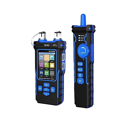 Batterieanalysator NF-8508 Optischer Leistungsmesser, Gürtel, LCD-Display, Länge messen, Wiremap, Kabel-Tracker und Netzwerkkabeltester Leistungsmonitor von MKHFP