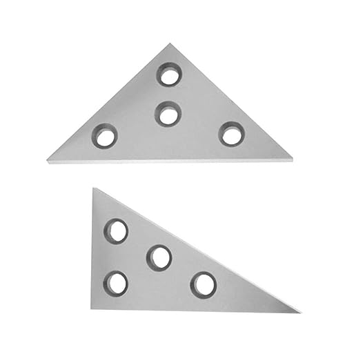 Präzisions-Endmaß 2 Stück 30/45/60/90 Grad Präzisions-Maschinisten-Messwerkzeug Winkelblocklineal, Zoll metrisches Dreieck Metallblockwinkel für Werkstattkalibrierung und -prüfung Präzisions-Endmaß 2 Stück 30/45/60/90 Grad Präzisions-Maschinisten-Messwerkzeug Winkelblocklineal, Zoll metrisches Dreieck Metallblockwinkel für Werkstattkalibrierung und -prüfung von MKHFP