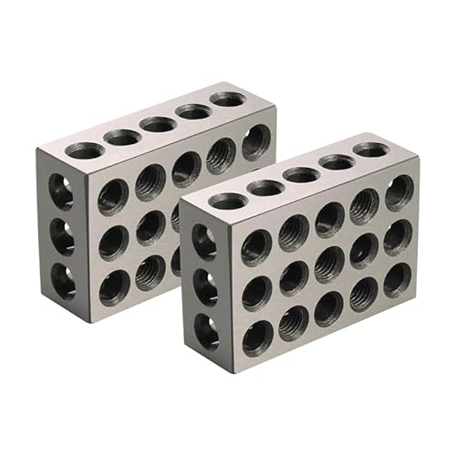 Präzisions-Endmaß 23 Löcher Präzisionsblöcke 25-50-75 mm mit Schrauben, Parallelklemmblocksatz, Stahlblock 23 Löcher Zoll Blockstärke 23 Löcher für Werkstattkalibrierung und -prüfung(1-2-3 inch set) Präzisions-Endmaß 23 Löcher Präzisionsblöcke 25-50-75 mm mit Schrauben, Parallelklemmblocksatz, Stahlblock 23 Löcher Zoll Blockstärke 23 Löcher für Werkstattkalibrierung und -prüfung(1-2-3 inch set) von MKHFP