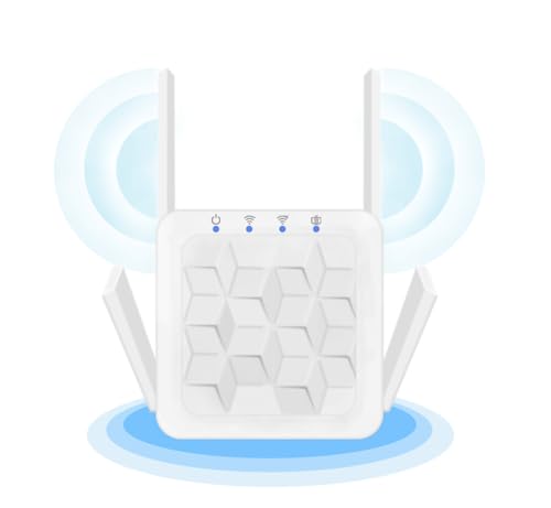 WiFi Extender Booster, WLAN Repeater WLAN Verstärker WiFi Extender bis zu 4000sq.ft Mit Repeater/AP Modus, Long Range Amplifier mit Ethernet Port zu Allen WLAN Geräten, 1-Tap Setup, Access Point WiFi Extender Booster, WLAN Repeater WLAN Verstärker WiFi Extender bis zu 4000sq.ft Mit Repeater/AP Modus, Long Range Amplifier mit Ethernet Port zu Allen WLAN Geräten, 1-Tap Setup, Access Point von MKOIJN