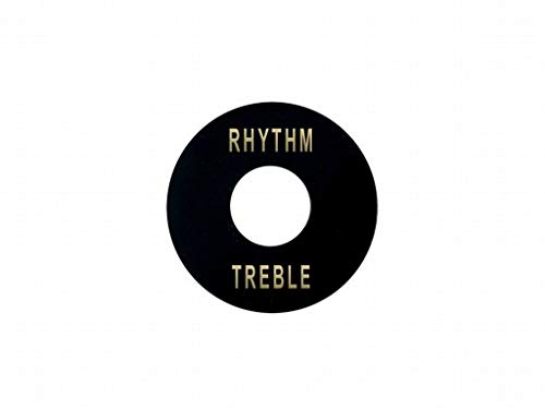 LP-Style Rhythm/Treble Plate, schwarz von ML-Factory