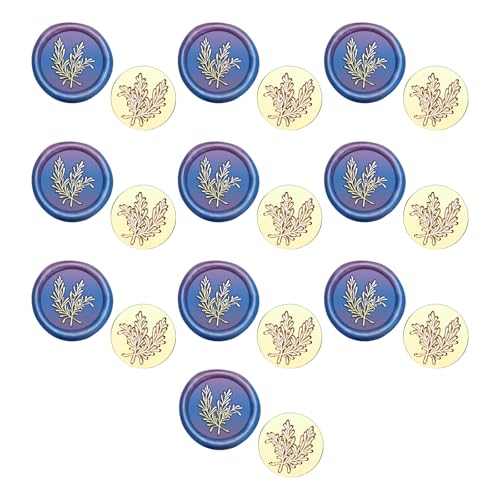 10 Stcs Pilz Wach Wachsiegel Stempelanlage Serie Versiegelung Wacher Stempel Für Einladungsgrußkartenhülle Dekorationen von MLWSKERTY