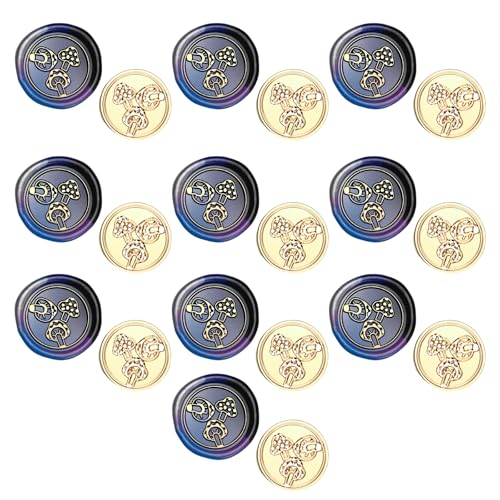 10 Stcs Pilz Wach Wachsiegel Stempelanlage Serie Versiegelung Wacher Stempel Für Einladungsgrußkartenhülle Dekorationen 10 Stcs Pilz Wach Wachsiegel Stempelanlage Serie Versiegelung Wacher Stempel Für Einladungsgrußkartenhülle Dekorationen von MLWSKERTY