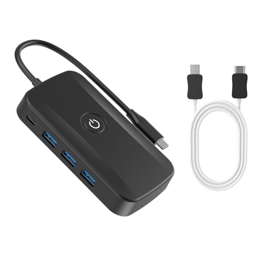 5 auf 1 Wireless Hub Dock Multifunktions Spiegel Schnellspiegel mit USB 3.0 Aufladung PD100W von MLWSKERTY
