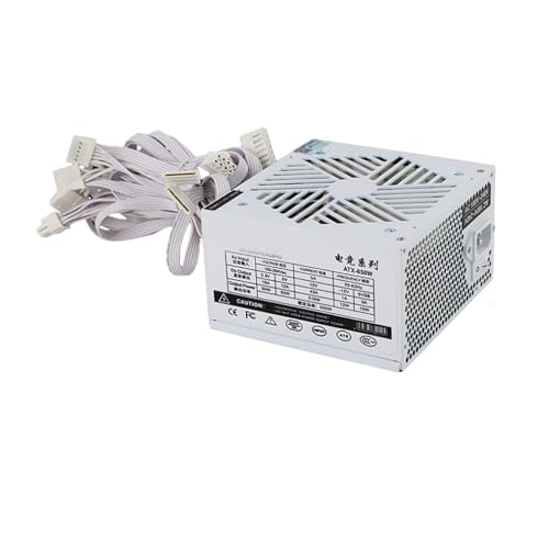 MLWSKERTY 650-W PC Computer. 650-W Netzteile. 650-W Hochtemperaturbeständiger 12-cm Lüfter E Sport Gaming von MLWSKERTY