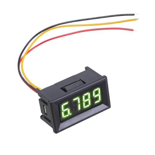 Digitaler Voltmeter, 0 – 100 V, Spannungen, Werkzeug, Messwerkzeug, 0 36 Zoll, LED-Anzeige, 3 Drähte, 4 Ziffern Digitaler Voltmeter, 0 – 100 V, Spannungen, Werkzeug, Messwerkzeug, 0 36 Zoll, LED-Anzeige, 3 Drähte, 4 Ziffern von MLWSKERTY