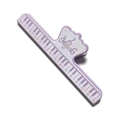Klavier Sheets Music Clip Plastics Music Book Clip Music Seite Holder Music Score Clip Fest für die Geige Gitarre Playing von MLWSKERTY