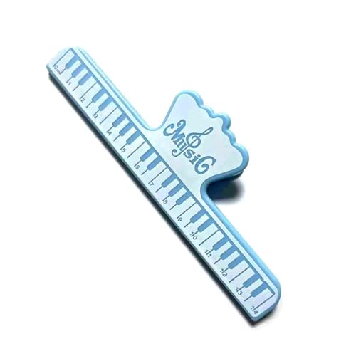 Klavier Sheets Music Clip Plastics Music Book Clip Music Seite Holder Music Score Clip Fest für die Geige Gitarre Playing von MLWSKERTY