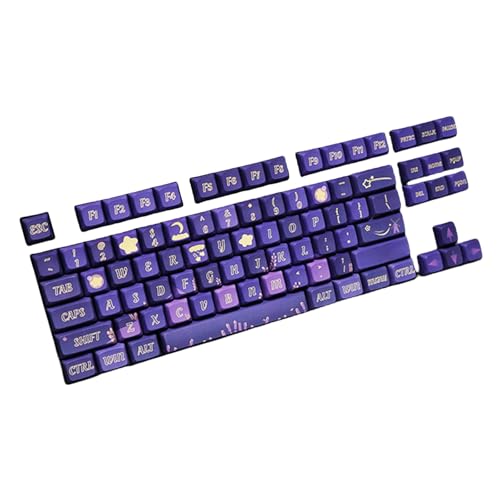 MLWSKERTY 127 Key Keycap Sublimation Farbstoff Lavendel für mechanische Tastenspiele von MLWSKERTY