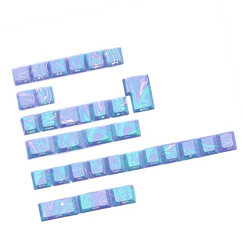 MLWSKERTY 136 Tasten Kycaps Anpassbares Tastatur Tastenkappen Set Mit Hintergrundbeleuchtung Und Bequemer Höhe Für Mechanische Tastaturen von MLWSKERTY