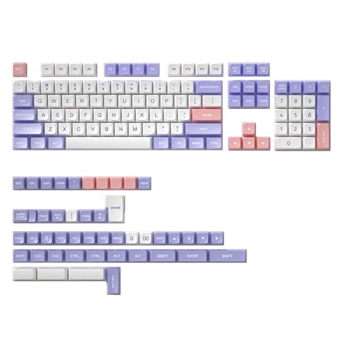 MLWSKERTY 150 Keyys PBT Dyesublimation Keycaps Illusion Keycap DSA Profil Dye-Sub Keycap für mechanische Tastaturen von MLWSKERTY