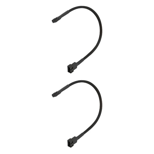 MLWSKERTY 2 Stück 9 8 Zoll 1 bis 3/2/1 Konverter 3/2/1 Way 4 Pin PWMS Splitterkabel Lüfter für eine effiziente Kühlung von MLWSKERTY