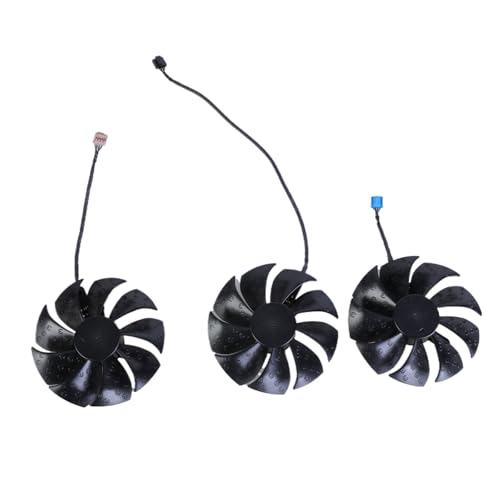 MLWSKERTY 3 Stück 87 mm/3 43 Zoll PLD09220S12H VGA-Lüfter für RTX3070 3080TI 3090 FTW3 Lüfter Grafik 4-polig 12 V von MLWSKERTY