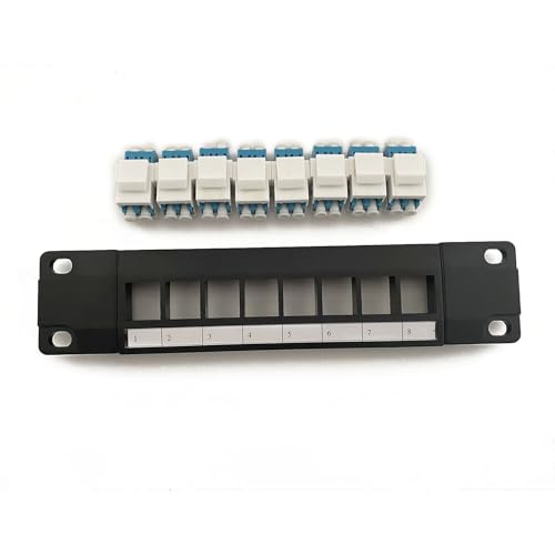 MLWSKERTY 8-Port Panel Unterstützungspanel 19-Zoll Wandmontage Oder Rackmount Downblock von MLWSKERTY