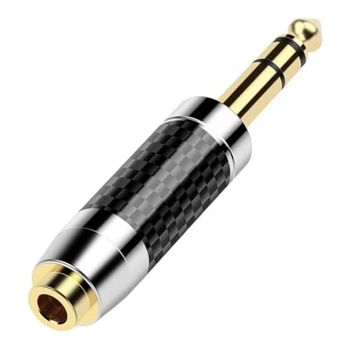 MLWSKERTY Adapter für Kopfhörer, Stereo, 6,35 mm auf 2,5, 3,5, 4,4 mm, vergoldete Anschlüsse, Konverter für Mikrofone, Kopfhörer MLWSKERTY Adapter für Kopfhörer, Stereo, 6,35 mm auf 2,5, 3,5, 4,4 mm, vergoldete Anschlüsse, Konverter für Mikrofone, Kopfhörer von MLWSKERTY
