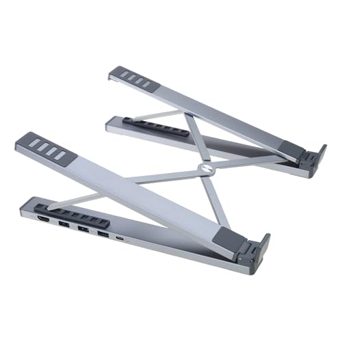 MLWSKERTY Ergonomisches Notebook Stand Mit 4 In 1 Funktion Dock Instants 1G Datei Transfer Clear 4K Videoausgabe Laptop Halterung MLWSKERTY Ergonomisches Notebook Stand Mit 4 In 1 Funktion Dock Instants 1G Datei Transfer Clear 4K Videoausgabe Laptop Halterung von MLWSKERTY