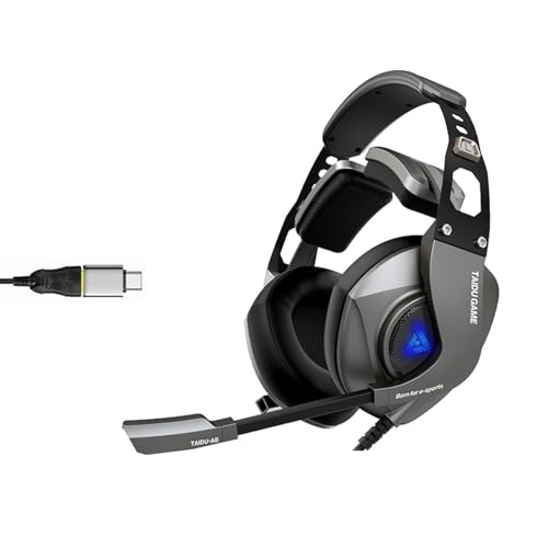 MLWSKERTY HeadSesets USB-Headphones mit einem Licht, Spiel 7.1, dynamischer Sound für Musik, Anruf, einfache Klanganpassung MLWSKERTY HeadSesets USB-Headphones mit einem Licht, Spiel 7.1, dynamischer Sound für Musik, Anruf, einfache Klanganpassung von MLWSKERTY