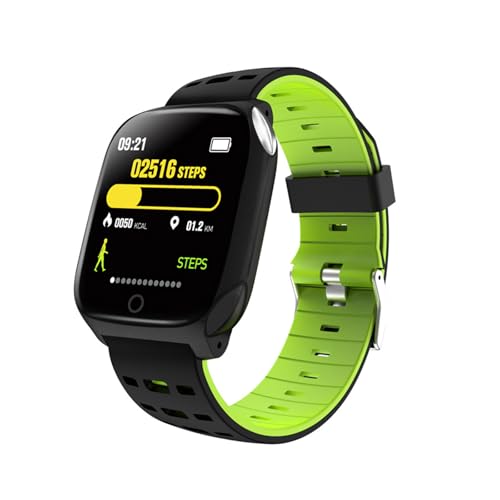 MLWSKERTY Intelligentes großes Display, Smartwatch, Sport, Herzfrequenz, Erkennung von MLWSKERTY