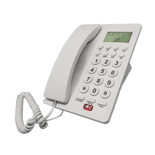 MLWSKERTY Klassisches Schreibtisch Telefon Zu Hause Telefon Für Hotels Und Geschäftsbüros Die Einfach Zu Zugang Zu Mehreren Leitungen Mit Dem Anrufer Display Verwendet Werden MLWSKERTY Klassisches Schreibtisch Telefon Zu Hause Telefon Für Hotels Und Geschäftsbüros Die Einfach Zu Zugang Zu Mehreren Leitungen Mit Dem Anrufer Display Verwendet Werden von MLWSKERTY