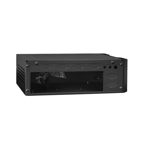 MLWSKERTY MX02 Miniatur Desktop Computer Metallgehäuse Mit Strategischer Belüftung Für Stabile Hardware 17x17 17x19cm Mainboards von MLWSKERTY