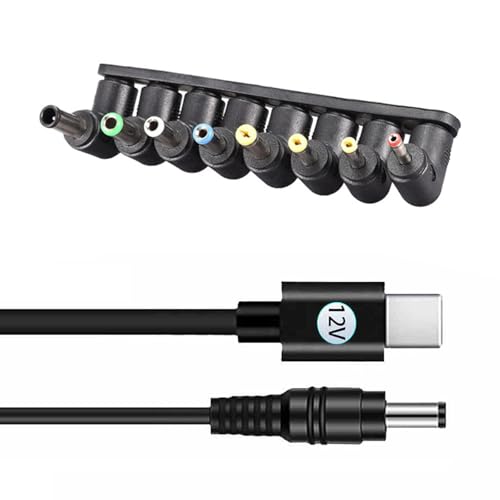 MLWSKERTY Multi Tip USB C auf DC5521 5,5 x 2,1 mm Stromkabel 3 3 Fuß für Kameras Hörgeräte Stromversorgung MLWSKERTY Multi Tip USB C auf DC5521 5,5 x 2,1 mm Stromkabel 3 3 Fuß für Kameras Hörgeräte Stromversorgung von MLWSKERTY