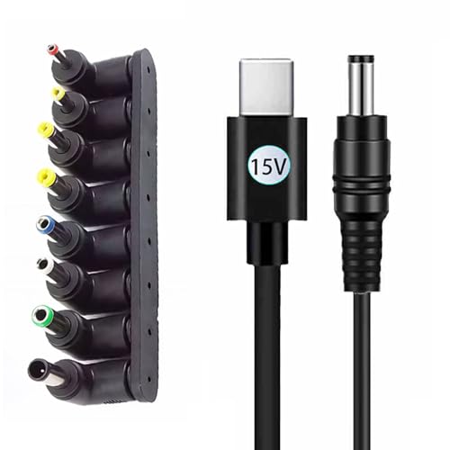 MLWSKERTY Multi Tip USB C auf DC5521 5,5 x 2,1 mm Stromkabel 3 3 Fuß für Kameras Hörgeräte Stromversorgung MLWSKERTY Multi Tip USB C auf DC5521 5,5 x 2,1 mm Stromkabel 3 3 Fuß für Kameras Hörgeräte Stromversorgung von MLWSKERTY