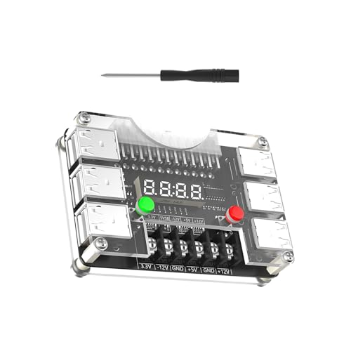 MLWSKERTY Netzteil-Modul, für die Entwicklung von Stromversorgung, 24 Zoll, mit Ersatz des Netzmoduls, Ausgang 3, 30 V, 12 V, mit 12 Anschlüssen von MLWSKERTY