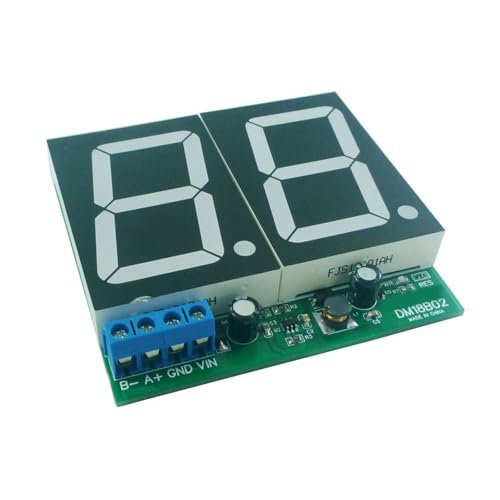 MLWSKERTY Schnittstellen Digitales LED-Modul RS485, kompakt, 1 8 Zoll, für Stromversorgung DC 12 V 24 V von MLWSKERTY