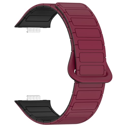 MLWSKERTY Silikon Uhrengurt Mit Magnetischem Verschluss Elegant Zwei Farbmagnet Uhr Band Smartwatch Gurt Für Uhr Fit 3 MLWSKERTY Silikon Uhrengurt Mit Magnetischem Verschluss Elegant Zwei Farbmagnet Uhr Band Smartwatch Gurt Für Uhr Fit 3 von MLWSKERTY