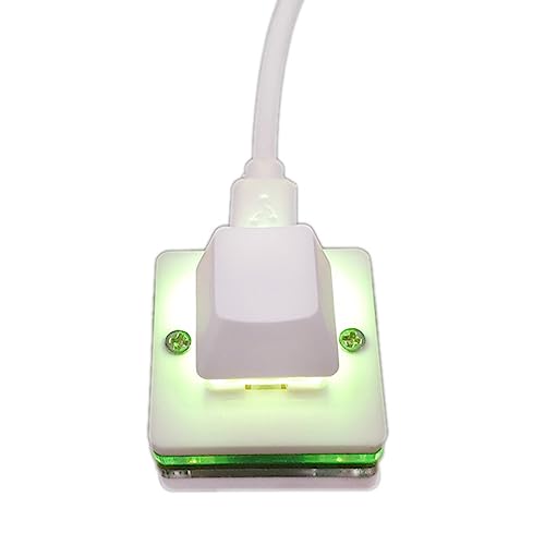 MLWSKERTY USB-Tastatur mit einer Taste, Kopierfunktion, Mini-Tastatur, rote Schalter, ergonomisches Design, Mini-Tastatur zum Kopieren von MLWSKERTY