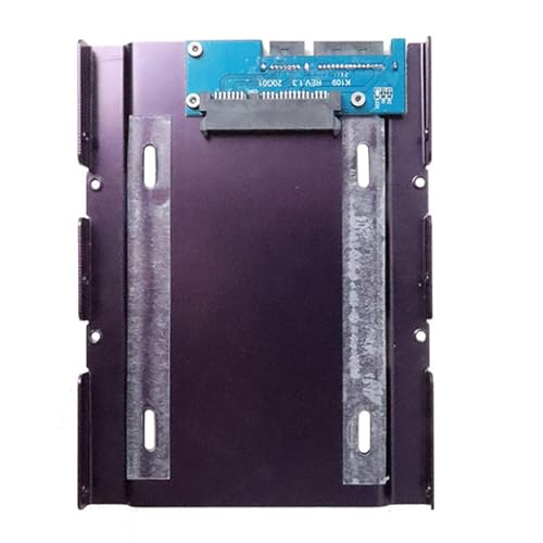 MLWSKERTY Umwandlung Antivibration, 2 5 Zoll auf 3 5 Zoll Aluminiumrahmen für Festplatten für Desktop-Computer von MLWSKERTY
