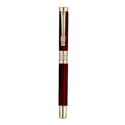 MLWSKERTY Vollmetall-Kugelschreiber aus Messing, Kupfer, Metall, Büro, Business, Herren, Unterschrift, Geschenk, Schreibstift MLWSKERTY Vollmetall-Kugelschreiber aus Messing, Kupfer, Metall, Büro, Business, Herren, Unterschrift, Geschenk, Schreibstift von MLWSKERTY