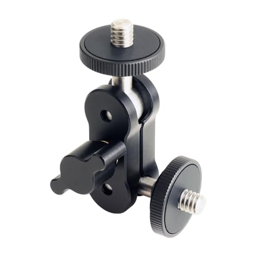 Multifunktions-Kamera-Adapter mit 1/4-Zoll-Schrauben für Monitore, Käfig, DSLR-Kamera, LED-Blinklicht von MLWSKERTY