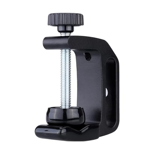 Verstellbare C-Klemme aus Aluminium mit Gewinde 1/4 Zoll für DSLR-Kamera, Action-Kamera, LED-Licht, Zubehör für Fotografie Verstellbare C-Klemme aus Aluminium mit Gewinde 1/4 Zoll für DSLR-Kamera, Action-Kamera, LED-Licht, Zubehör für Fotografie von MLWSKERTY